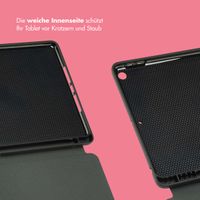 Selencia Vivid Klapphülle Apple iPad 9 (2021) 10.2 Zoll / iPad 8 (2020) 10.2 Zoll / iPad 7 (2019) 10.2 Zoll - Wild Spots Lipstick