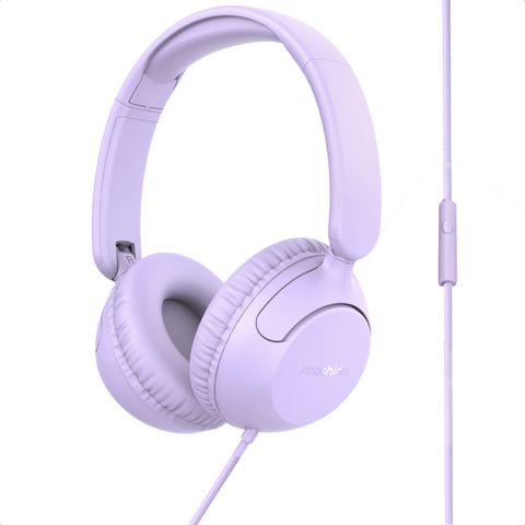 imoshion Kinderkopfhörer mit AUX-Kabel - Dezibelbegrenzer - Lavender Lilac