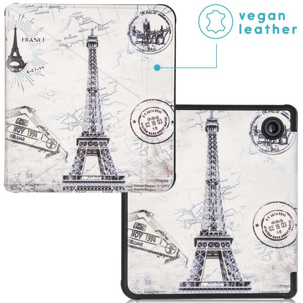 imoshion Design Klappbare Klapphülle Kobo Libra 2 / Tolino Vision 6 - Paris
