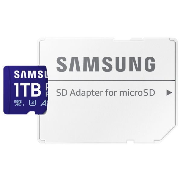 Samsung PRO Plus microSD 2023 - 1TB - Inklusive SD-Adapter - UHS-I/U3/Full HD/4K UHD