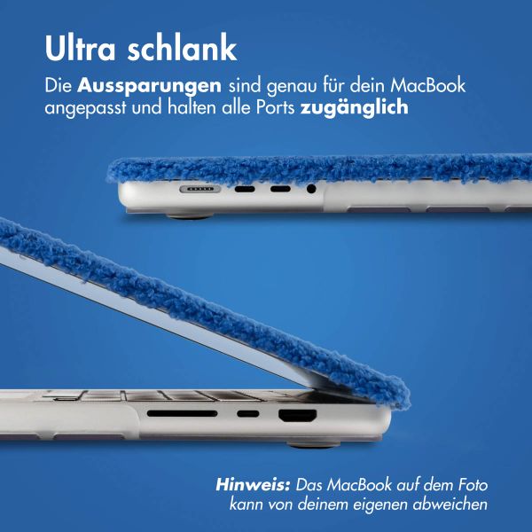 imoshion Teddy Hard Cover für das MacBook Pro 14 Zoll (2021 / 2023 M3 chip / 2024 M4 chip) - A2442 / A2779 / A2918 / A3112 / A3185 / A3401 - Cobalt Blue