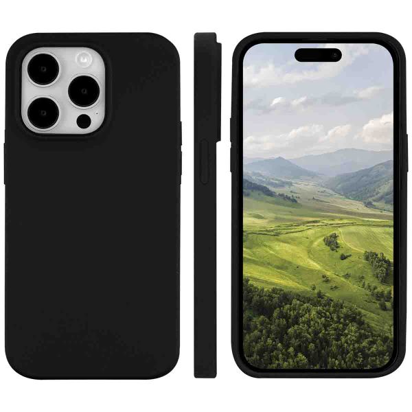 dbramante1928 ﻿Monaco Back Cover MagSafe für das Apple iPhone 15 Pro - Schwarz