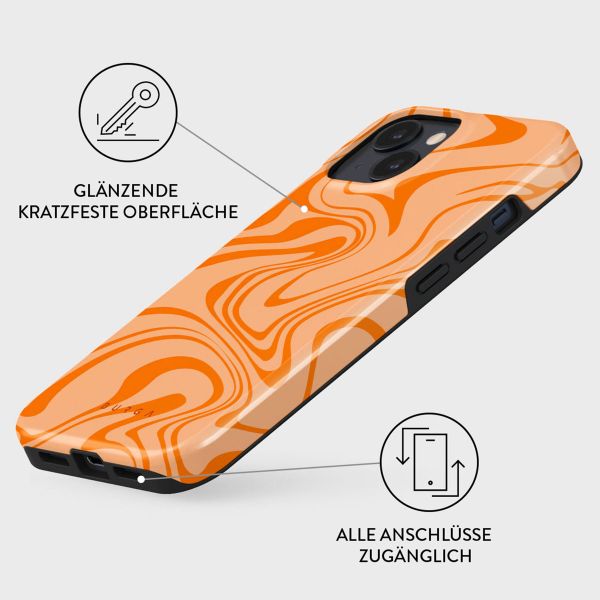 Burga Tough Back Cover für das iPhone 15 - High Vibrations