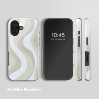 Selencia Vivid Rückabdeckung mit MagSafe Apple iPhone 17 - Desert Waves Beige