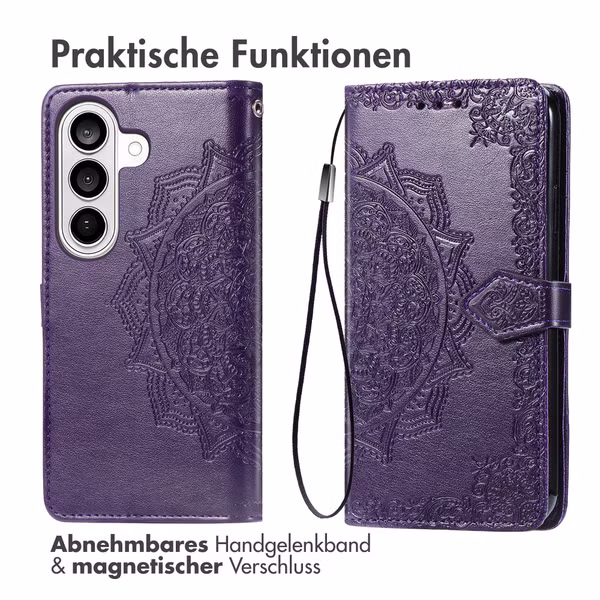 imoshion Mandala Klapphülle Samsung Galaxy S26 - Violett