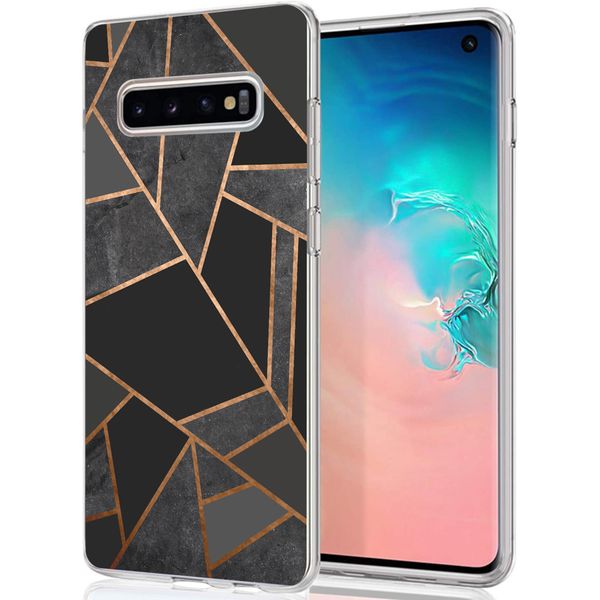 imoshion Design Hülle für das Samsung Galaxy S10 - Black Graphic