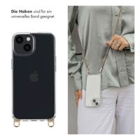 Selencia Backcover mit abnehmbaren Haken Apple iPhone 13 - Transparent