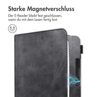 imoshion Klapphülle Sleepcover mit strap und stand für das Kobo Libra Colour / Tolino Vision Color - Schwarz