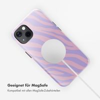 Selencia Vivid Rückabdeckung mit MagSafe Apple iPhone 13 - Zebra Light Pink Lilac