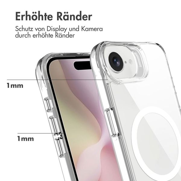 imoshion Rugged Air MagSafe Case Apple iPhone 17e / 16e - Transparent