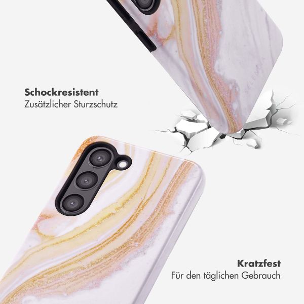 Selencia Vivid Back Cover Samsung Galaxy S23 - Chic Marble Gold