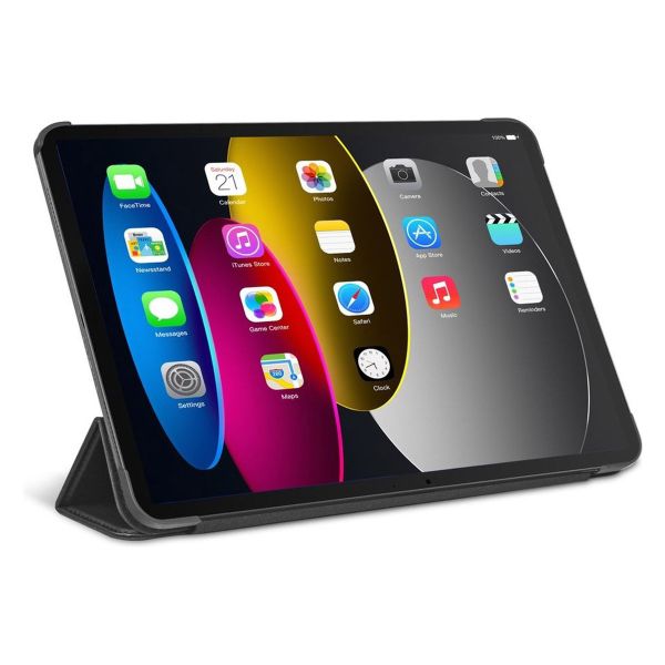 Decoded Textured Sillicon Slim Cover für das iPad 7 (2019) / iPad 8 (2020) / iPad 9 (2021) 10.2 Zoll  - Charcoal