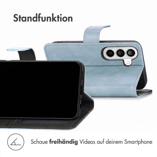 imoshion Luxuriöse Klapphülle Samsung Galaxy A27 (5G) - Hellblau
