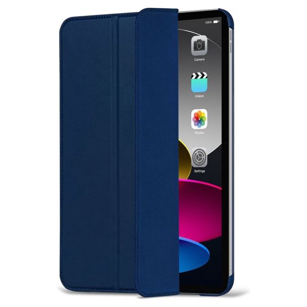Decoded Textured Sillicon Slim Cover Apple iPad 9 (2021) 10.2 Zoll / iPad 8 (2020) 10.2 Zoll / iPad 7 (2019) 10.2 Zoll - Navy Peony