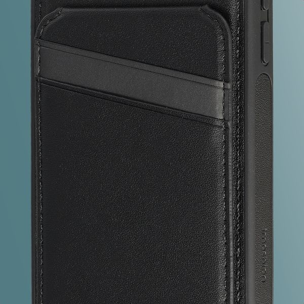 imoshion Backcover mit Kartenfach und Ständer Apple iPhone 17e / 16e - Schwarz