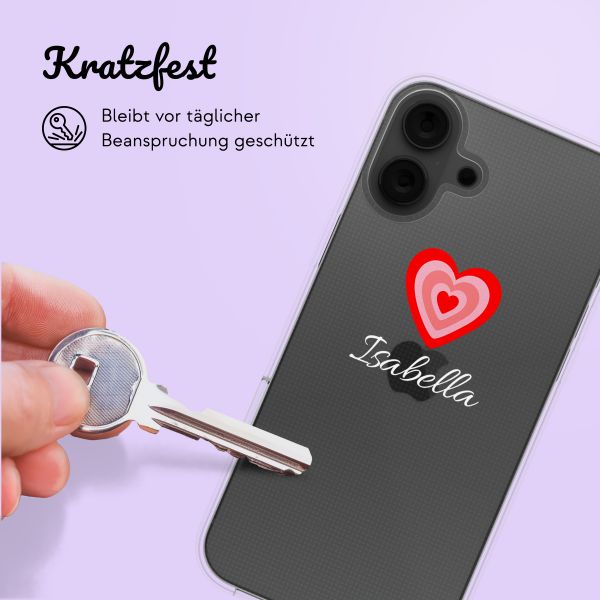 Hülle mit eigenem Foto und/oder Text Apple iPhone 16 - Hartje