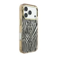 Guess MagSafe Case Apple iPhone 18 Pro Max / 17 Pro Max - Zebra Gold