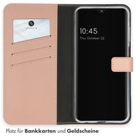 Selencia Echtleder Klapphülle Samsung Galaxy A25 (5G) - Dusty Pink
