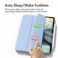 imoshion Magnetic Klapphülle Apple iPad Pro 12.9 (2022) / Pro 12.9 (2021) / Pro 12.9 (2020) - Hellblau