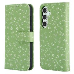 imoshion Design Klapphülle für das Samsung Galaxy S25 - Green Flowers