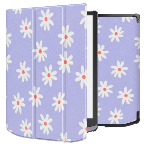 imoshion Design Trifold Hard Case Sleepcover für das Pocketbook InkPad X Pro - Flowers Distance