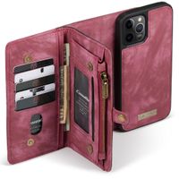 CaseMe Luxuriöse 2-in-1-Portemonnaie-Klapphülle Leder iPhone 12 (Pro)