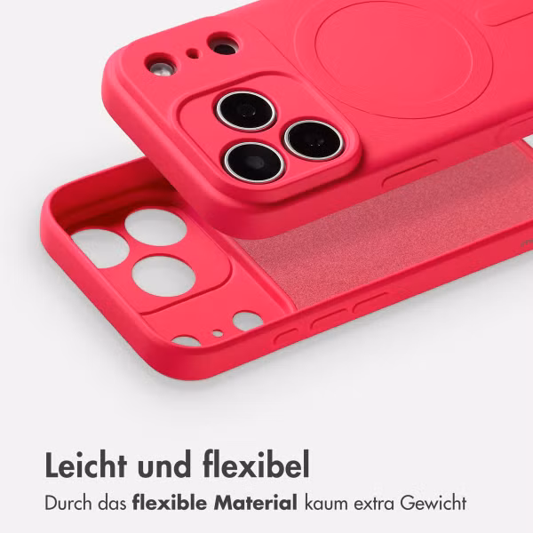 imoshion Color Back Cover mit MagSafe Apple iPhone 17 Pro Max - Neon Pink