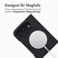 Accezz Liquid Silikoncase mit MagSafe Apple iPhone Duo - Schwarz
