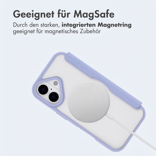 imoshion Transparente Bookcase mit MagSafe Apple iPhone 17 - Lila