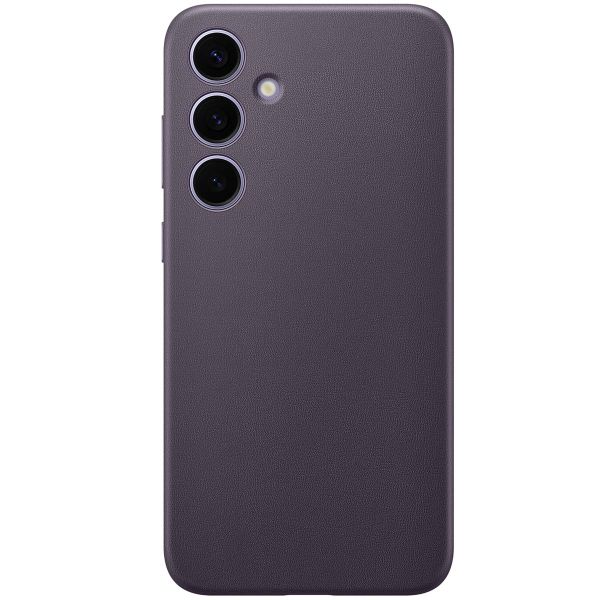 Samsung Original Hülle aus veganem Leder für das Galaxy S24 Plus - Dark Violet