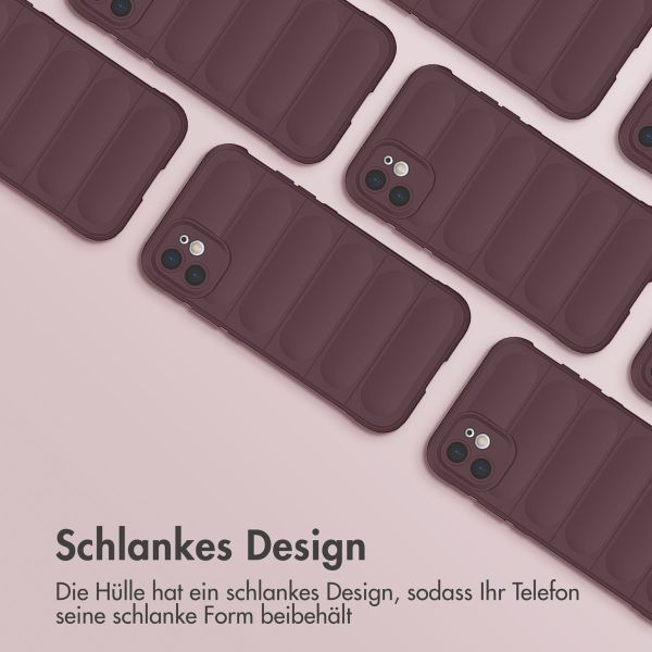 imoshion EasyGrip Back Cover für das iPhone 11 - Aubergine