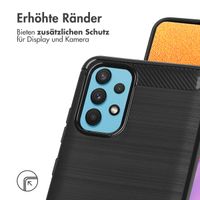 imoshion Brushed Back Cover für das Samsung Galaxy A32 (4G) - Schwarz