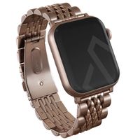 Burga Edelstahlarmband für das Apple Watch Series 1 bis 9 / SE (38/40/41 mm) | Series 10 (42 mm) - Chic Royal - Rose Gold