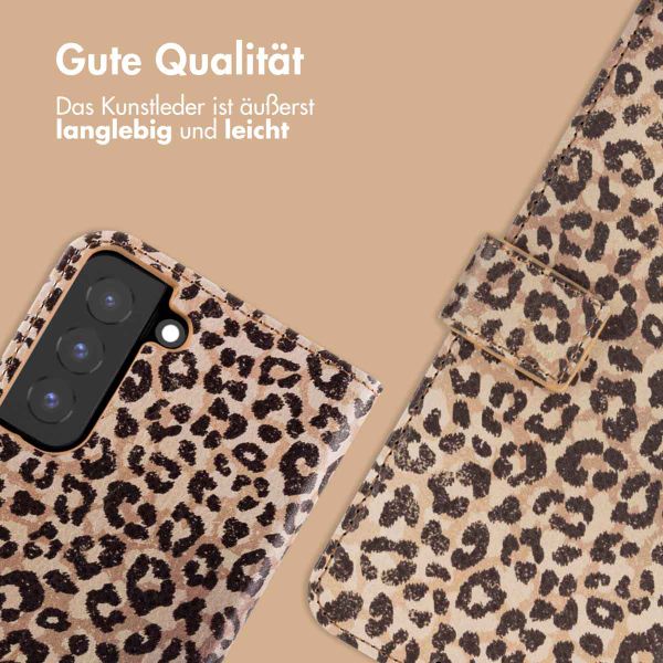 imoshion Design Klapphülle Samsung Galaxy S22 - Leopard Mood