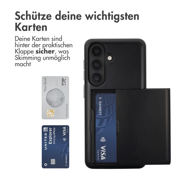 imoshion Backcover mit Kartenfach Samsung Galaxy S26 Plus - Schwarz
