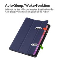imoshion Trifold Klapphülle Lenovo Tab (2025) - Dunkelblau