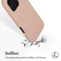 Accezz Liquid Silikoncase mit MagSafe für das iPhone 16 Pro - Rosa