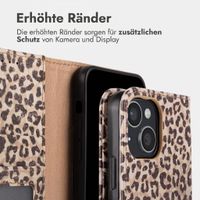 imoshion Design Klapphülle Apple iPhone 15 - Leopard Mood