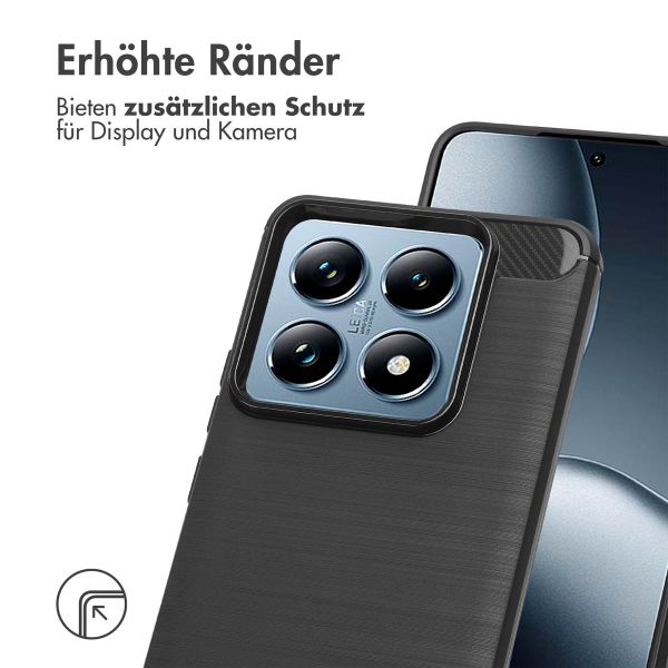 imoshion Brushed Back Cover für das Xiaomi 14T Pro - Schwarz