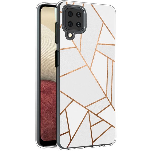 imoshion Design Hülle für das Samsung Galaxy A12 - White Graphic