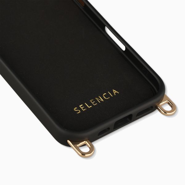 Selencia Rivièra Backcover mit MagSafe mit abnehmbaren Haken Apple iPhone 17 - Velvet Black