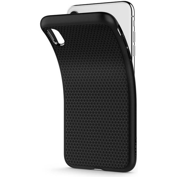 Spigen Liquid Air™ Backcover Apple iPhone X / Xs - Schwarz