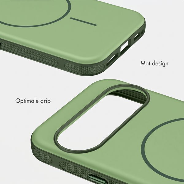 imoshion Color Backcover mit Thin MagSafe Ring Google Pixel 11 / 11 Pro / 10 / 10 Pro - Dunkelgrün