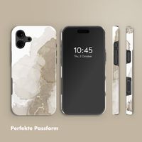 Selencia Vivid Rückabdeckung mit MagSafe Apple iPhone 16 - Marble Light Brown