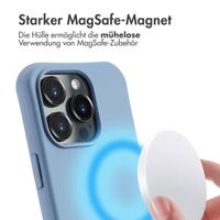 imoshion Color Backcover mit abtrennbarem Band MagSafe für das Apple iPhone 16 Pro - Ash Blue