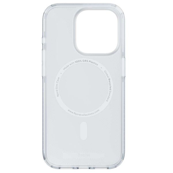 Njorð Collections Slim Case MagSafe für das iPhone 15 Pro - Translucent