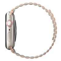 Uniq Revix doppelseitiges Armband für das  Apple Watch Series 1 t/m 9 / SE (38/40/41 mm) | Series 10 / 11 (42 mm) - Blush Pink / Beige