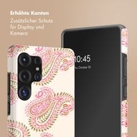 Selencia Vivid Back Cover Samsung Galaxy S25 Ultra - Paisley Blush