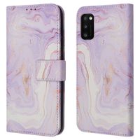imoshion Design Klapphülle Samsung Galaxy A41 - Purple Marble