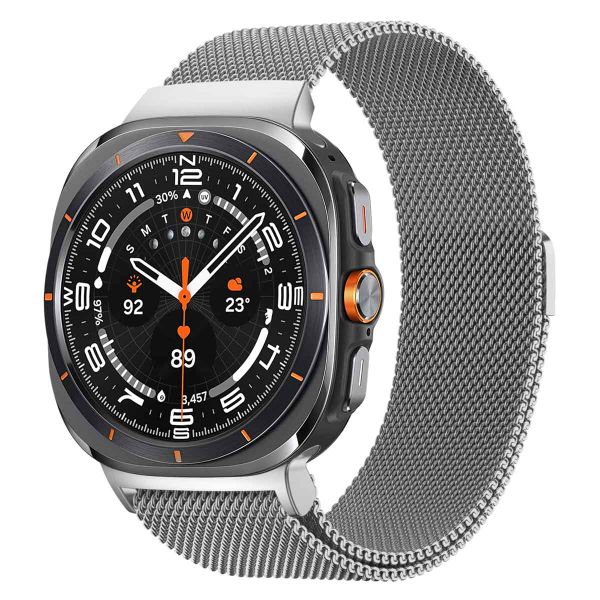 imoshion Milanese Watch Armband für Samsung Galaxy Watch Ultra - Silber